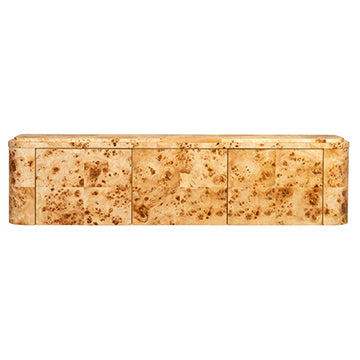 Naomi Wall Hanging Console - Burl
