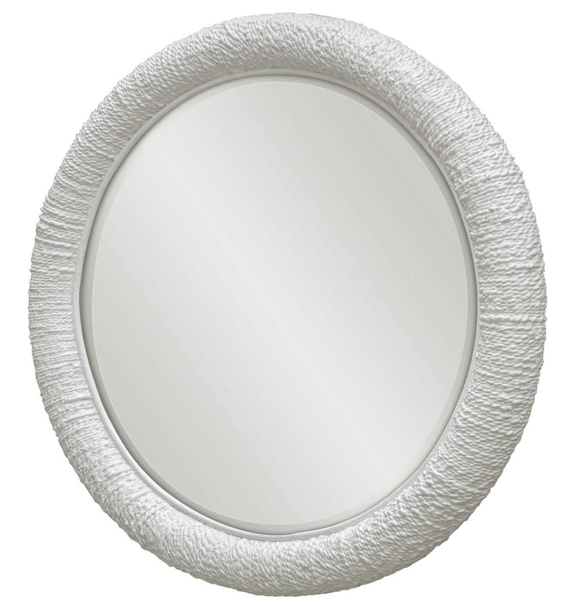 Mariner Round Mirror, White – Mirrors by Uttermost | Sutter & Vale