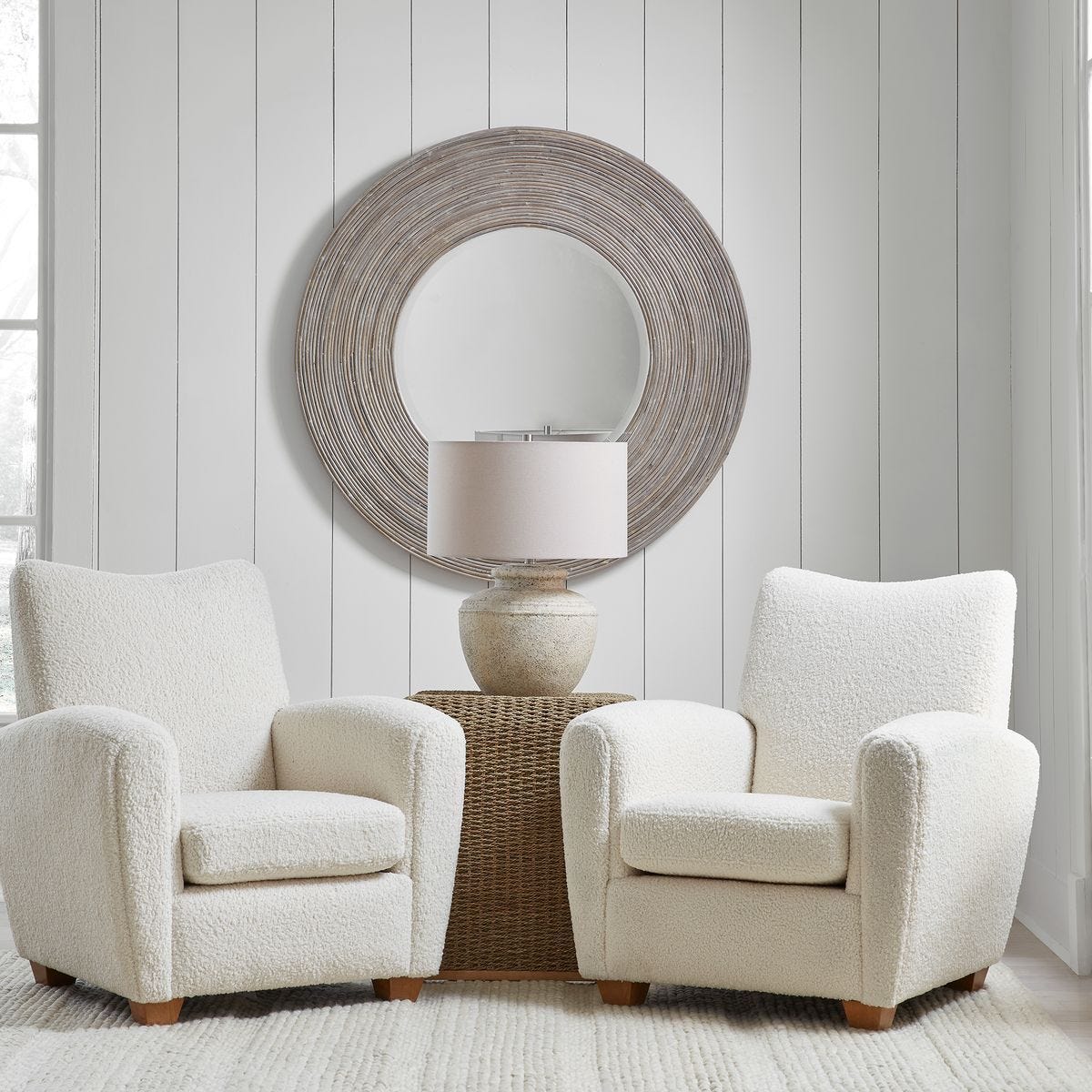 Vortex Round Mirror – Mirrors by Uttermost | Sutter & Vale
