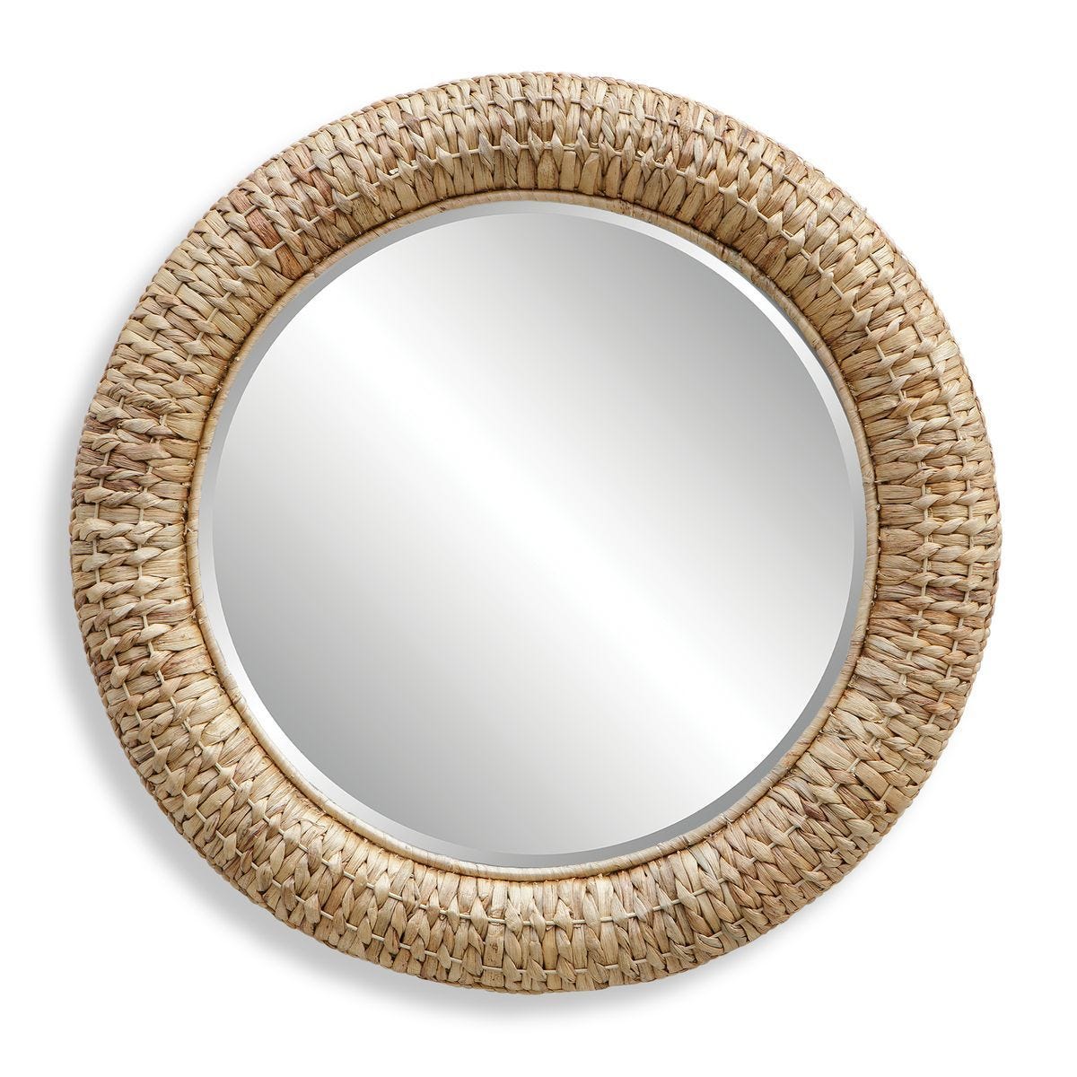 Twisted Seagrass Round Mirror – Mirrors by Uttermost | Sutter & Vale