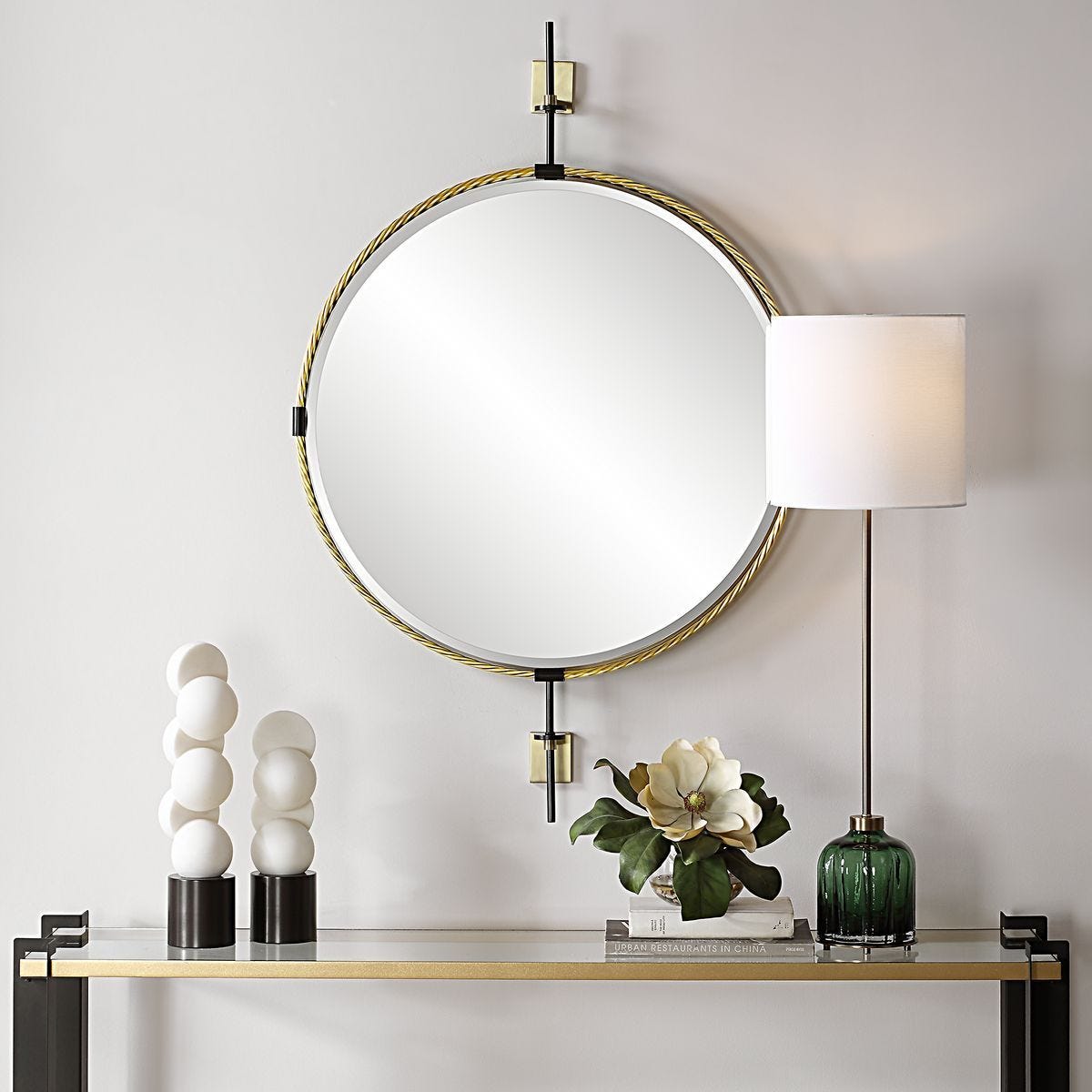 Guardrail Round Mirror – Mirrors by Uttermost | Sutter & Vale
