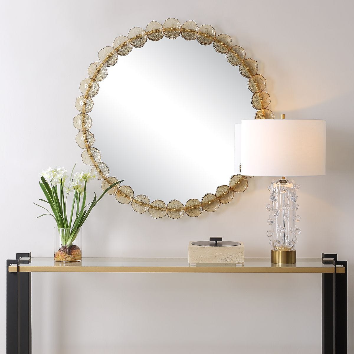 Nolina Round Mirror, 2 CARTONS – Mirrors by Uttermost | Sutter & Vale