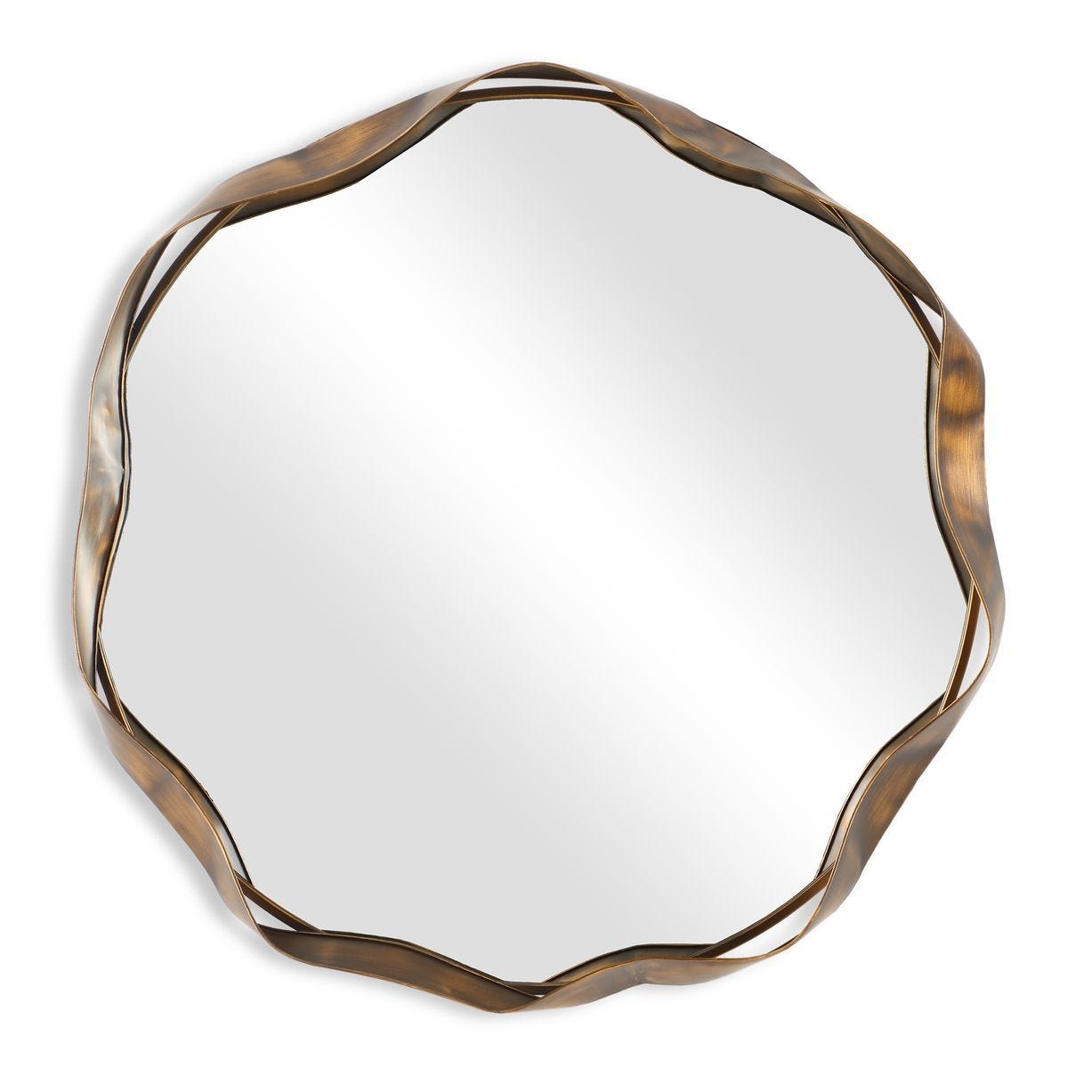 Catch The Wave Round Mirror – Mirrors by Uttermost | Sutter & Vale