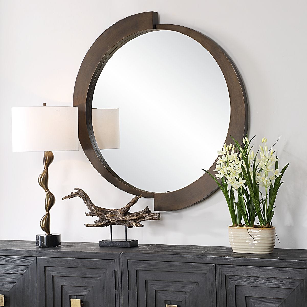 Reverse Round Mirror – Mirrors by Uttermost | Sutter & Vale