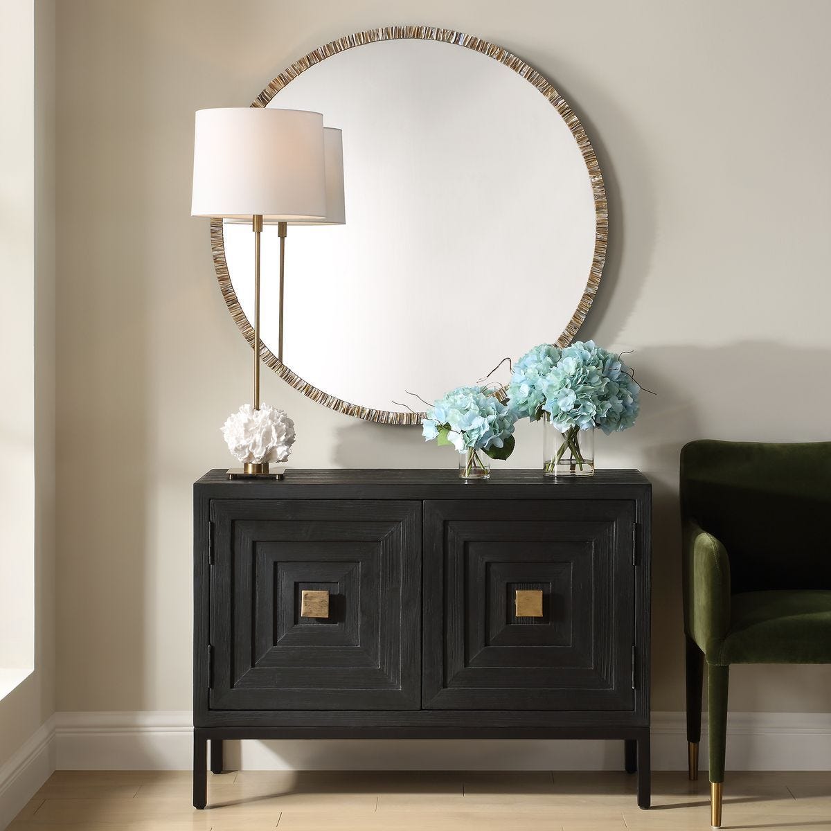 Odeon Round Mirror – Mirrors by Uttermost | Sutter & Vale