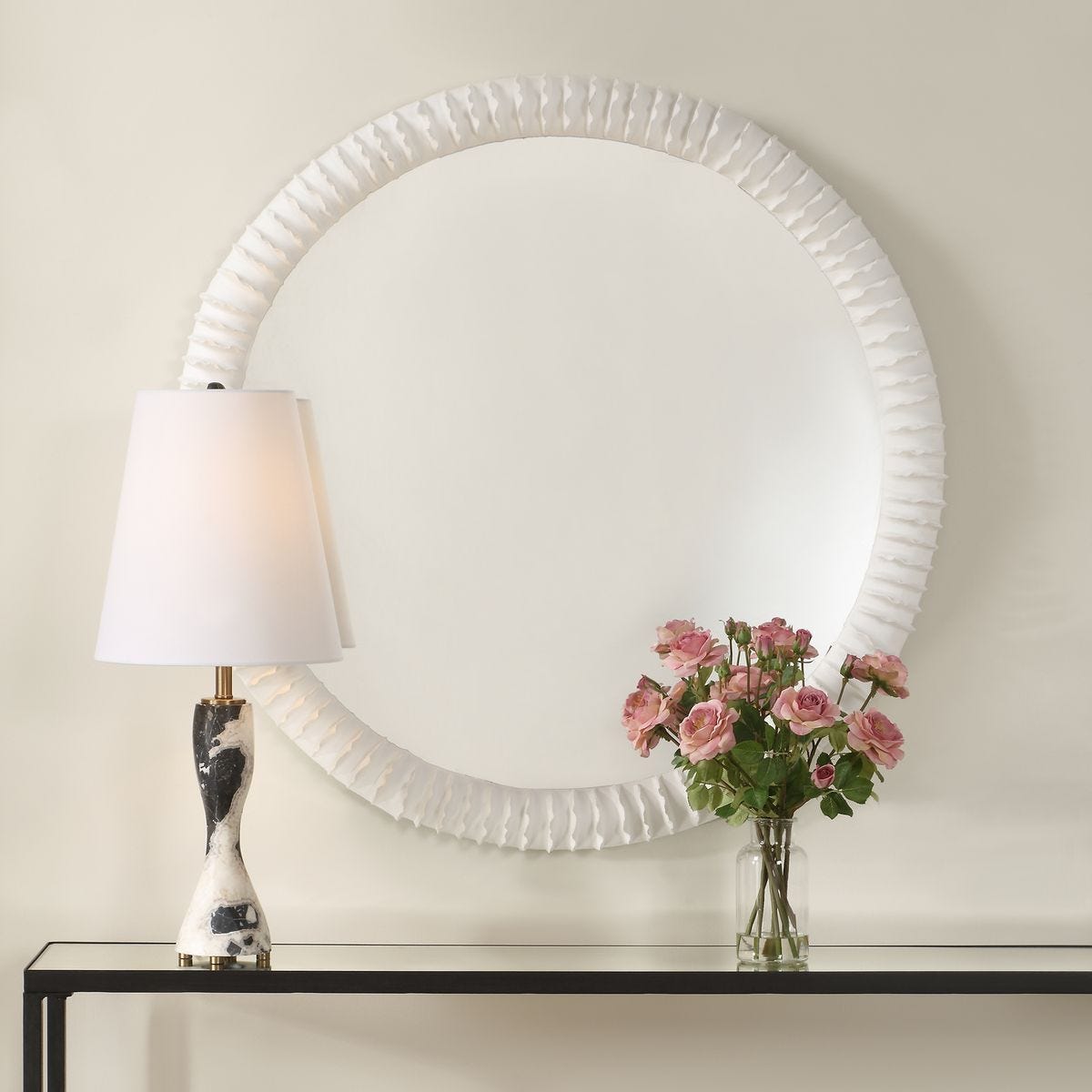 Akiko Round Mirror – Mirrors by Uttermost | Sutter & Vale