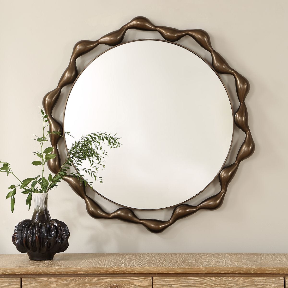 Remolino Round Mirror – Mirrors by Uttermost | Sutter & Vale