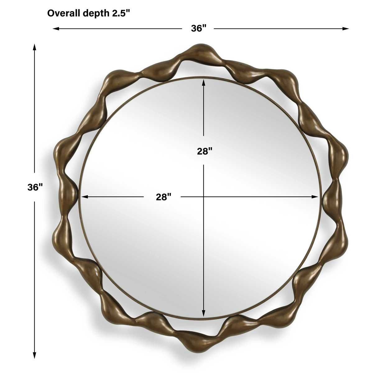 Remolino Round Mirror – Mirrors by Uttermost | Sutter & Vale