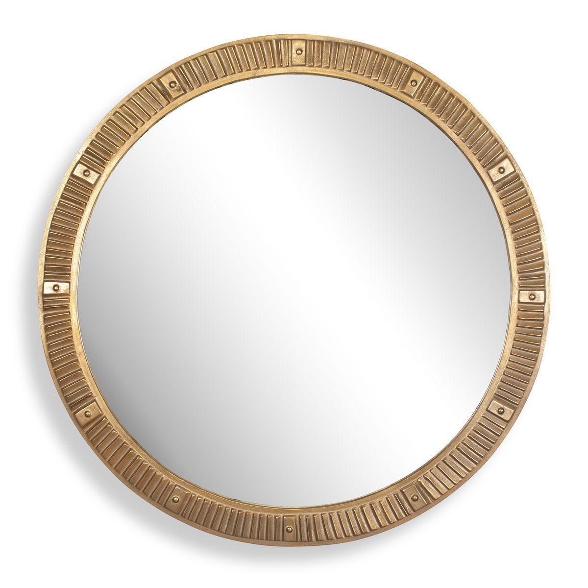 Heart Of Gold Round Mirror – Mirrors by Uttermost | Sutter & Vale
