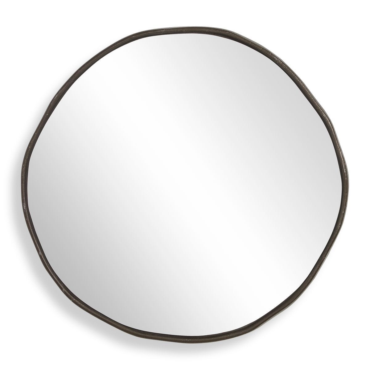 Lowen Round Mirror, Bronze – Mirrors by Uttermost | Sutter & Vale