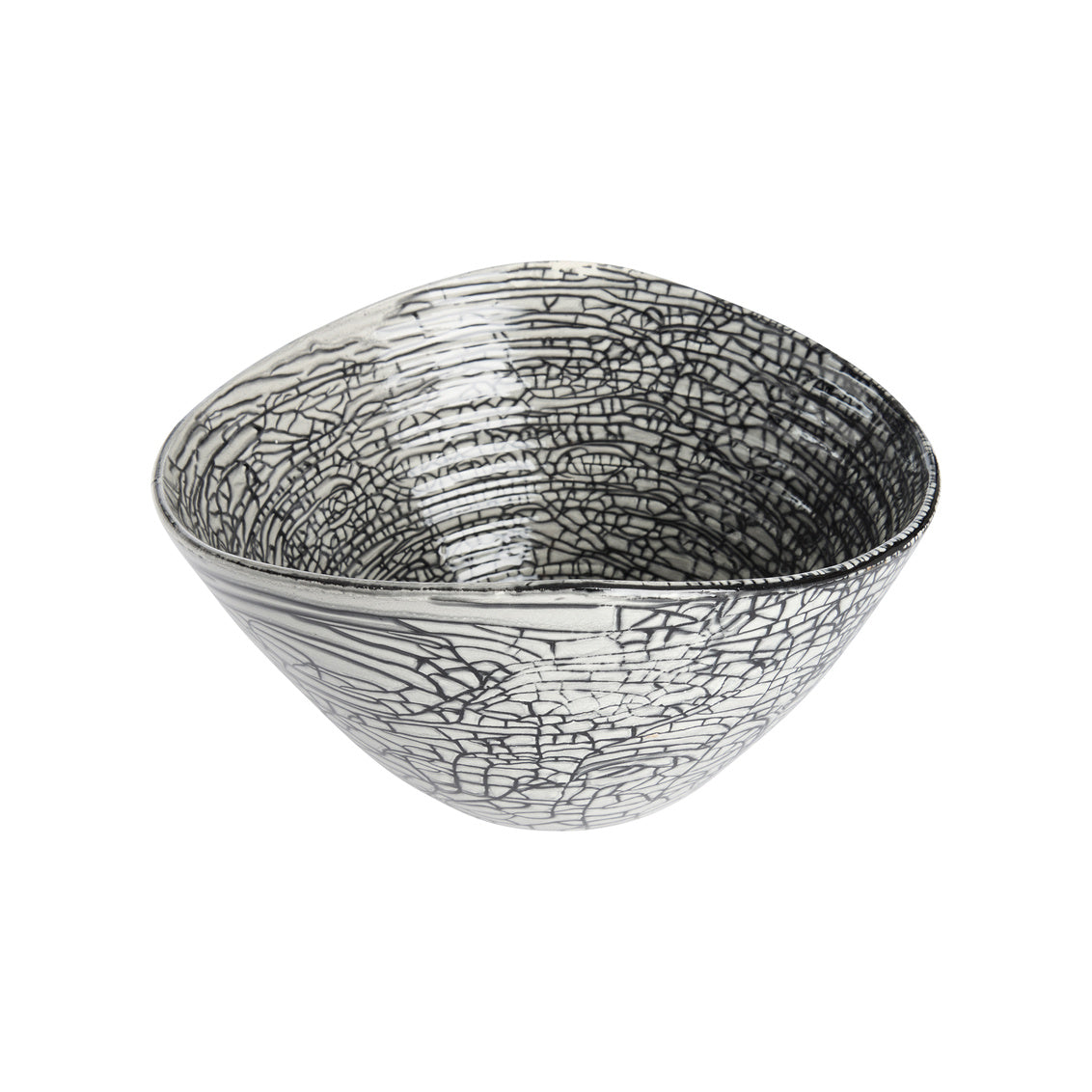 Black Oval Centerpiece in 10 / Porcelain - Chelsea House