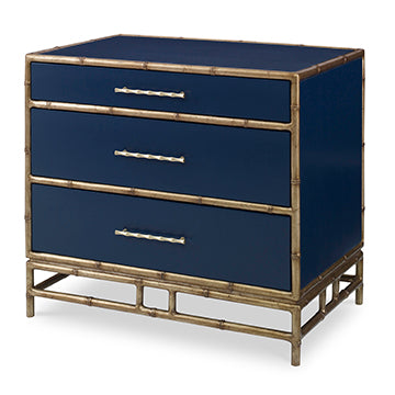 Chinoiserie Nightstand - Cadet Blue in Cadet Blue – Ambella Home