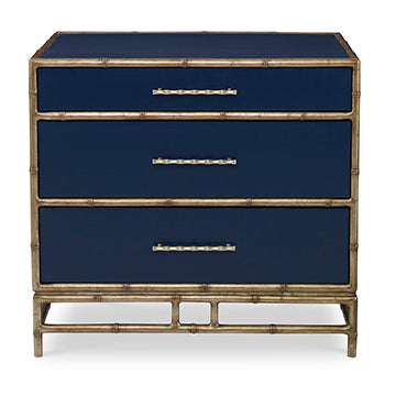 Chinoiserie Nightstand - Cadet Blue in Cadet Blue – Ambella Home