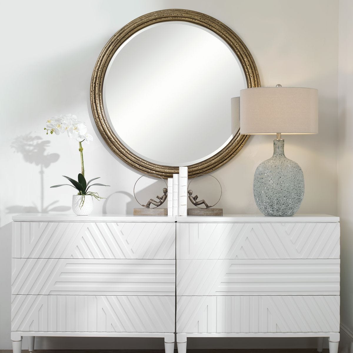Spera Round Mirror – Mirrors by Uttermost | Sutter & Vale