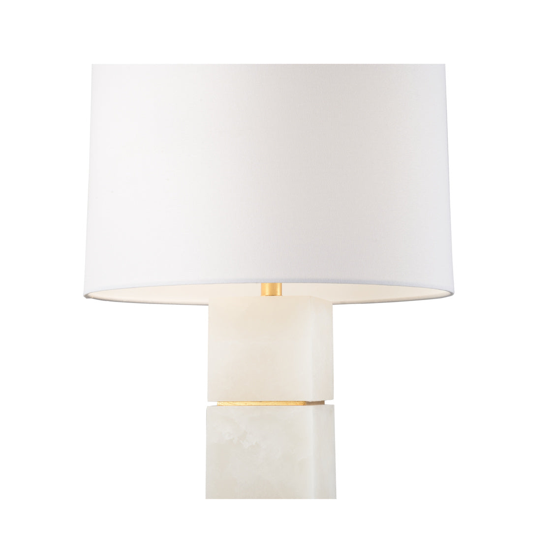Stacked Alabaster Lamp