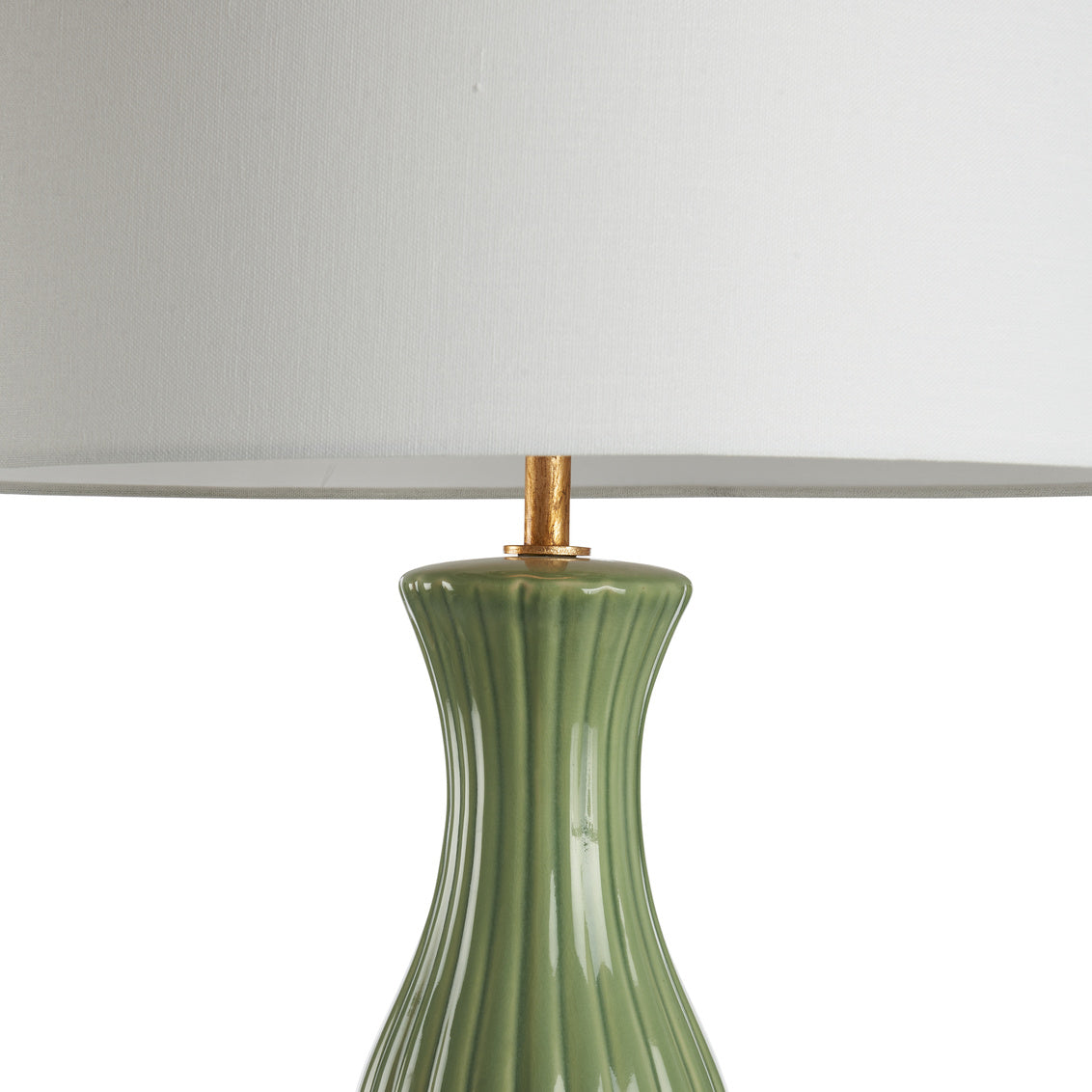 Augusta Lamp - Olive in 34 / Ceramic/Porcelain - Chelsea House