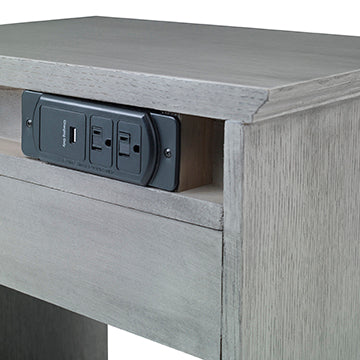 Braydon Nightstand - Ash Grey in Grey – Ambella Home