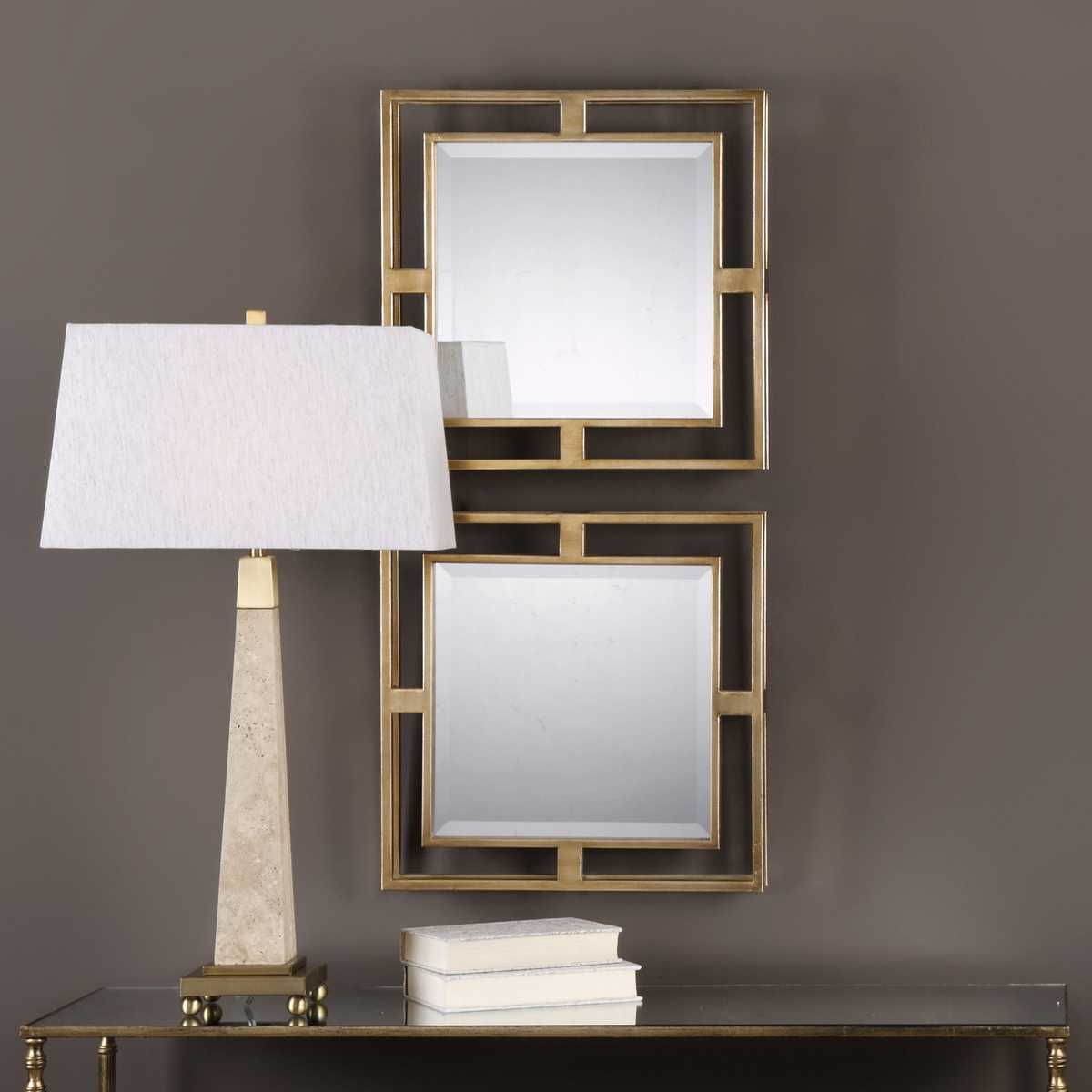 Allick Square Mirrors, S/2 – Mirrors by Uttermost | Sutter & Vale