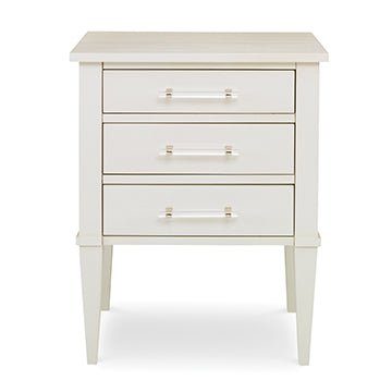 Sophie Petite Nightstand - Linen in Linen – Ambella Home