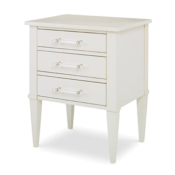 Sophie Petite Nightstand - Linen in Linen – Ambella Home