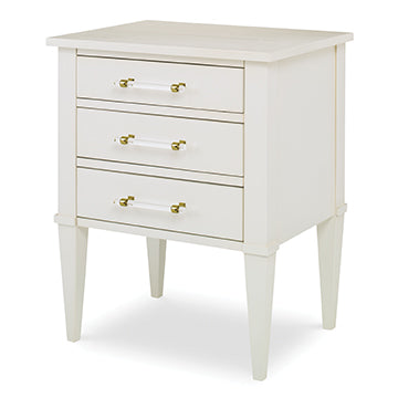 Sophie Petite Nightstand - Linen in Linen – Ambella Home