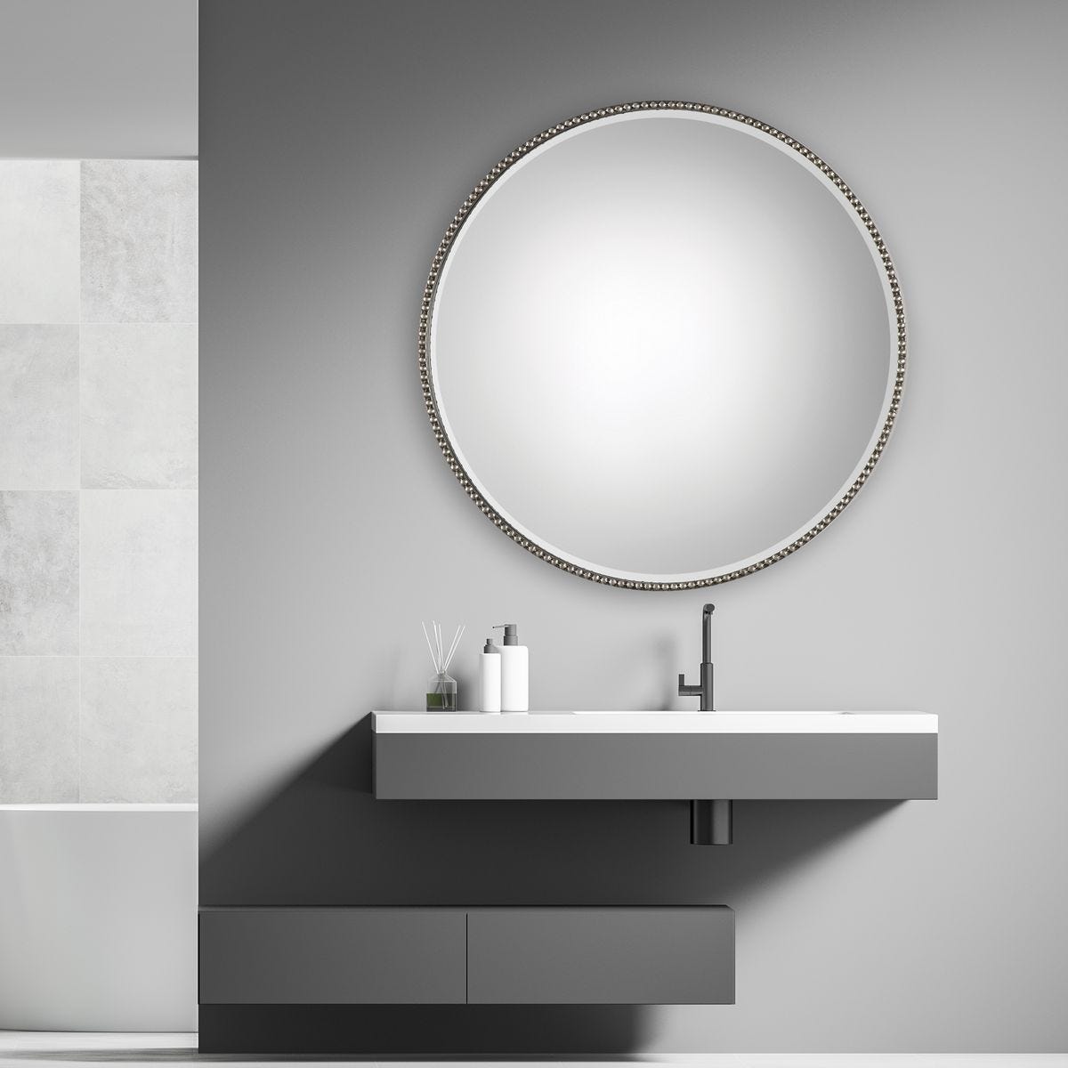 Stefania Round Mirror – Mirrors by Uttermost | Sutter & Vale