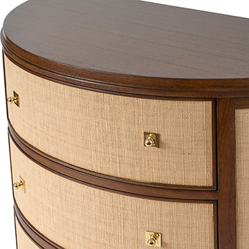 Orion Demilune Chest - Raffia