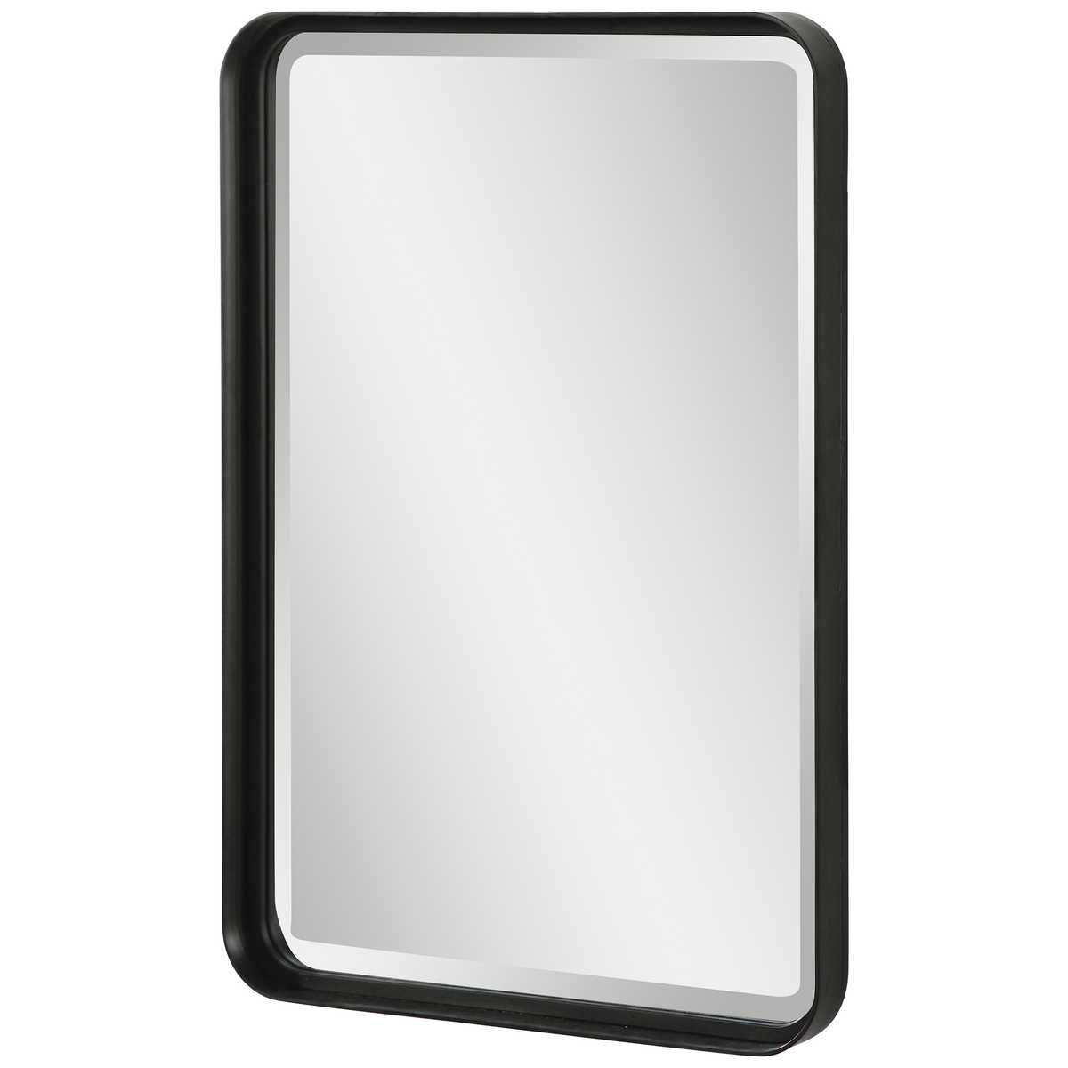 Crofton Vanity Mirror, Black – Mirrors by Uttermost | Sutter & Vale
