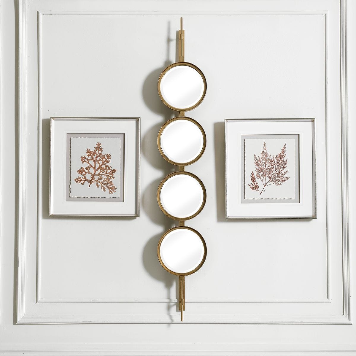 Button Mirror, Gold – Mirrors by Uttermost | Sutter & Vale