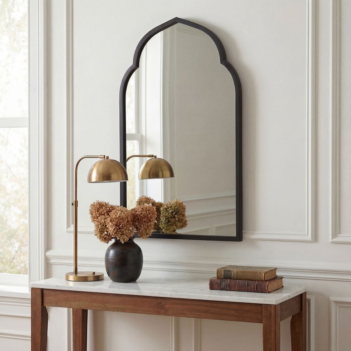 Kenitra Arch Mirror, Black – Mirrors by Uttermost | Sutter & Vale