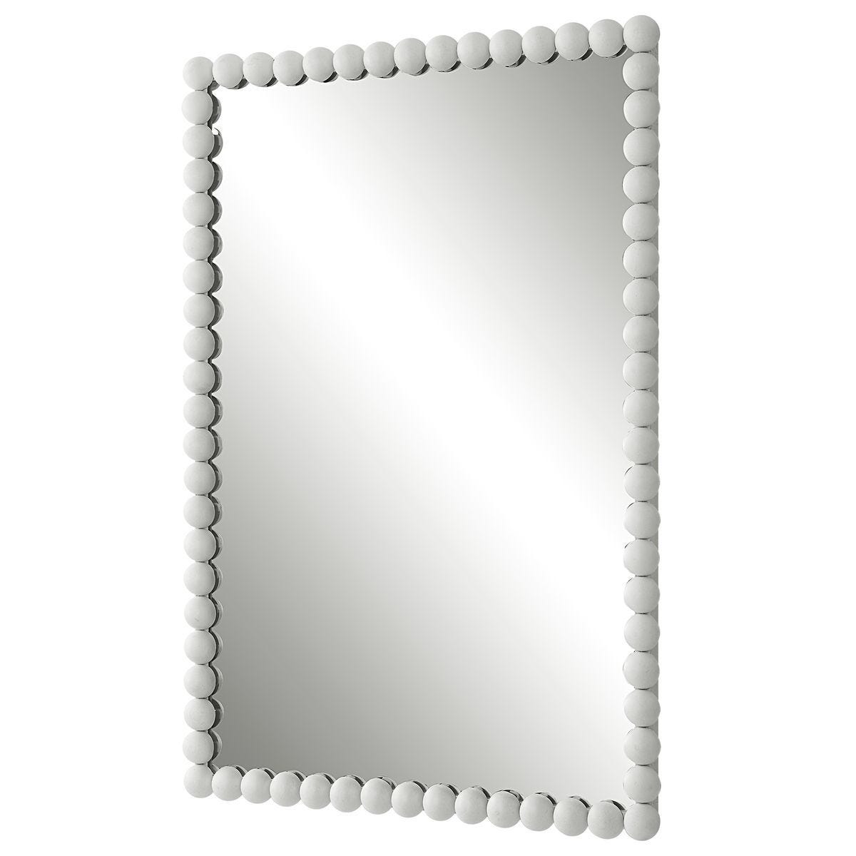 Serna Vanity Mirror, White – Mirrors by Uttermost | Sutter & Vale