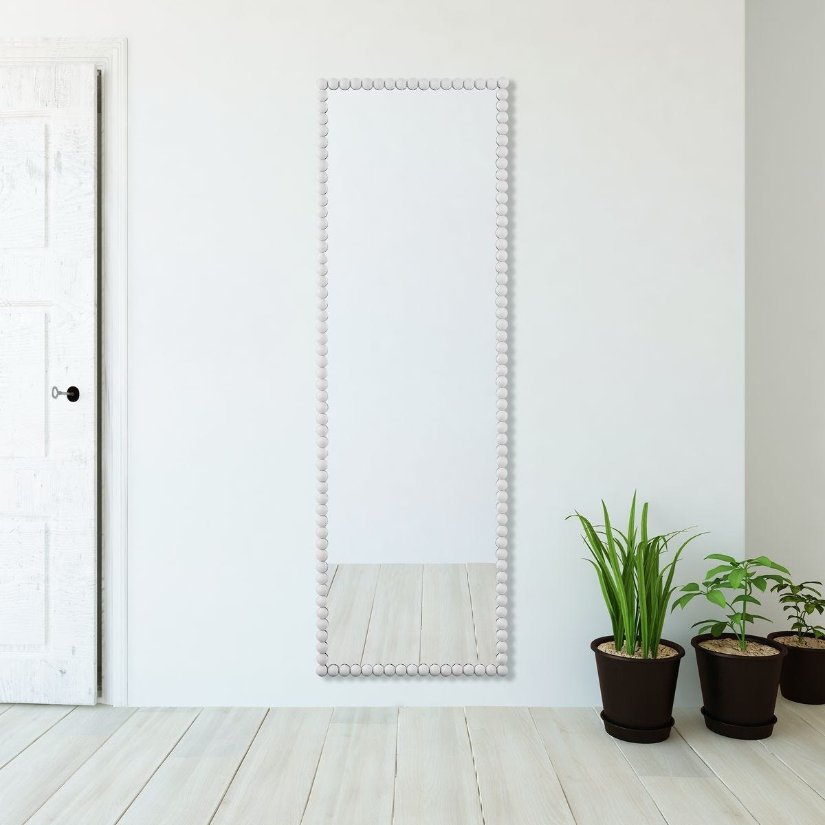 Serna Tall Mirror, White – Mirrors by Uttermost | Sutter & Vale