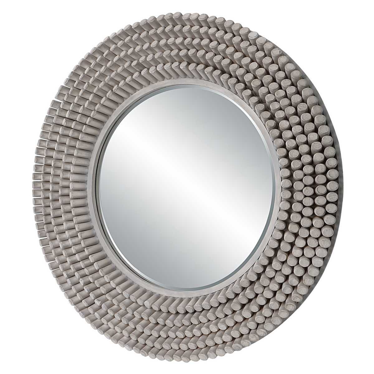 Portside Round Mirror, Gray – Mirrors by Uttermost | Sutter & Vale
