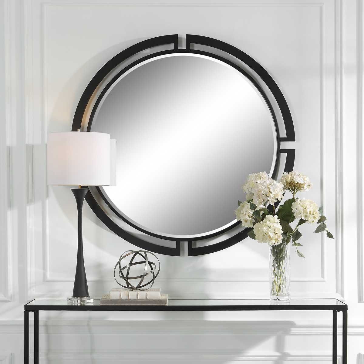 Quadrant Round Mirror – Mirrors by Uttermost | Sutter & Vale