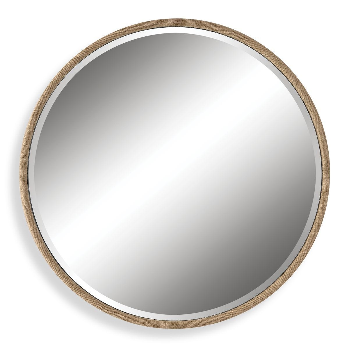Ranchero Round Mirror, Natural – Mirrors by Uttermost | Sutter & Vale
