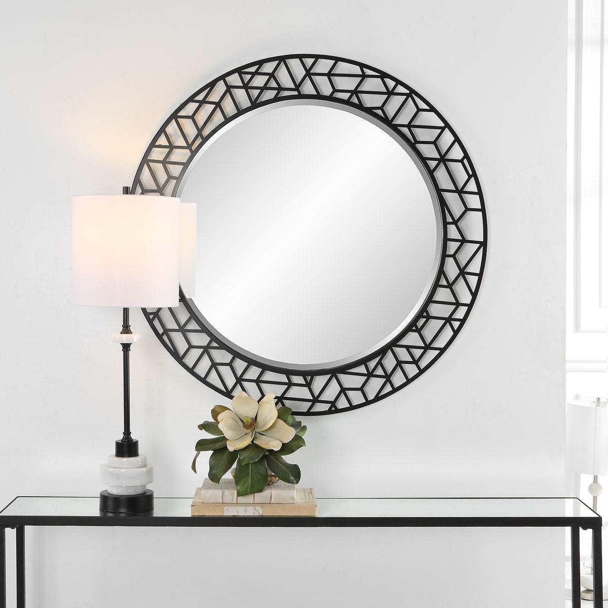Mosaic Round Mirror – Mirrors by Uttermost | Sutter & Vale