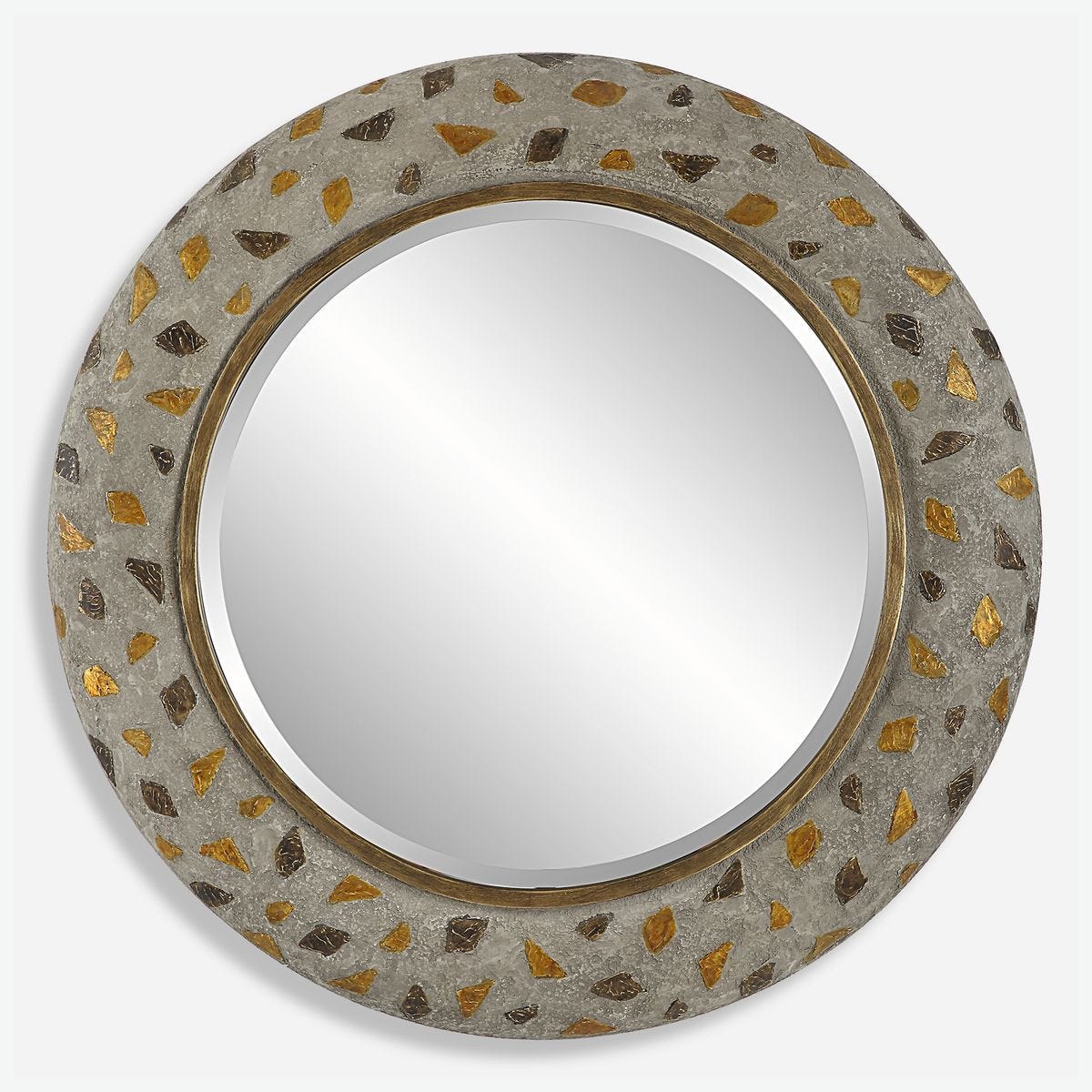Copper Terrazzo Round Mirror – Mirrors by Uttermost | Sutter & Vale
