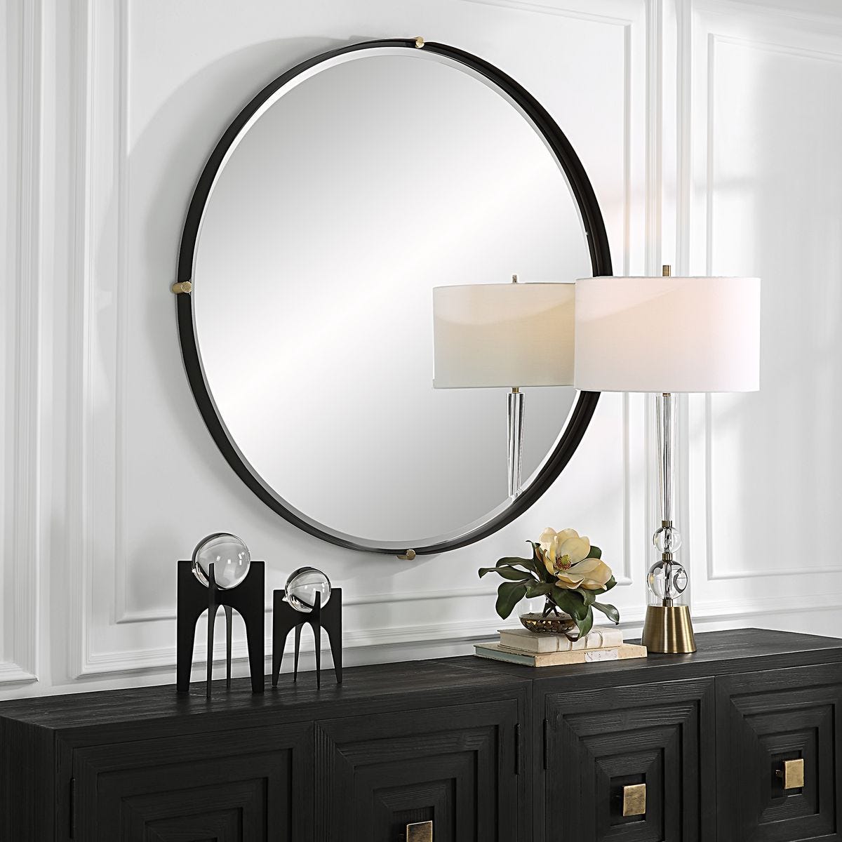 Bonded Round Mirror – Mirrors by Uttermost | Sutter & Vale