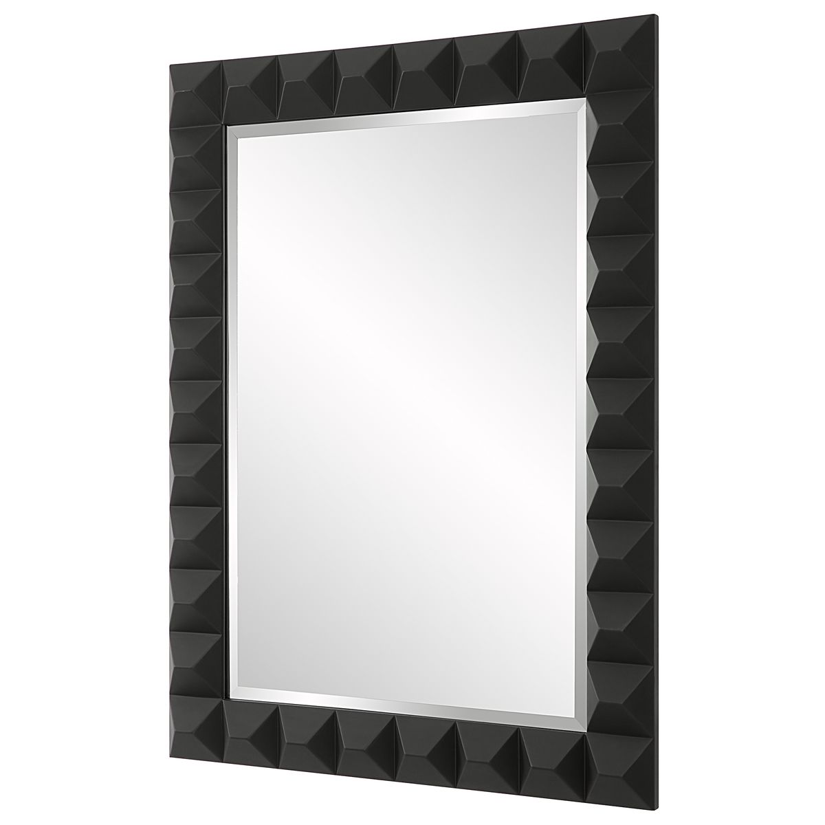 Studded Mirror, Black