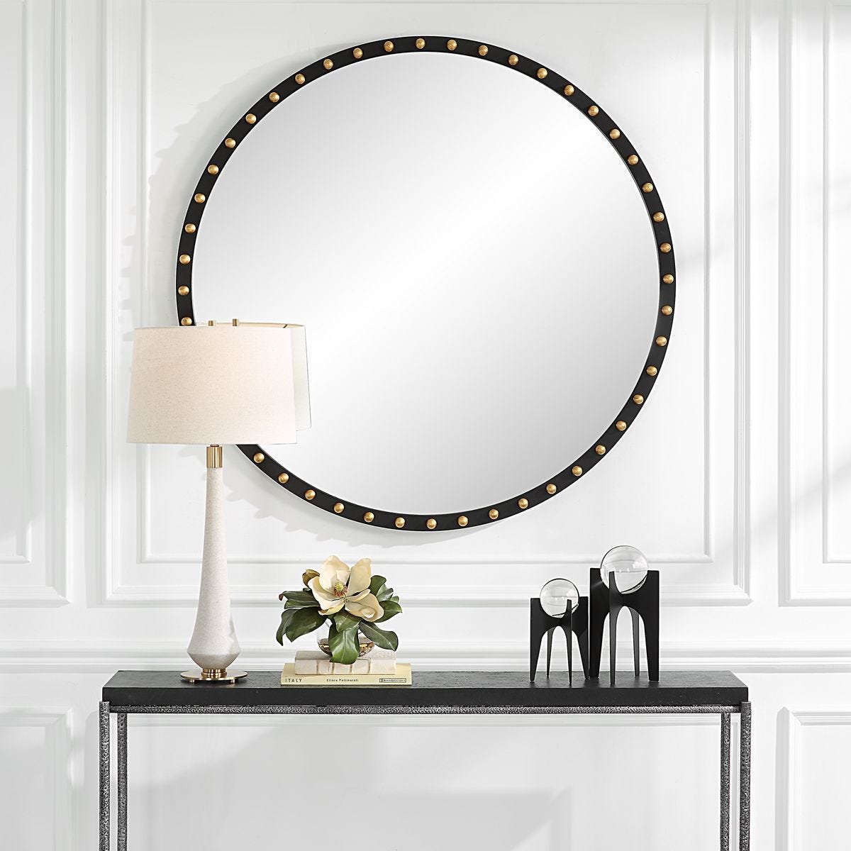 Sele Round Mirror – Mirrors by Uttermost | Sutter & Vale