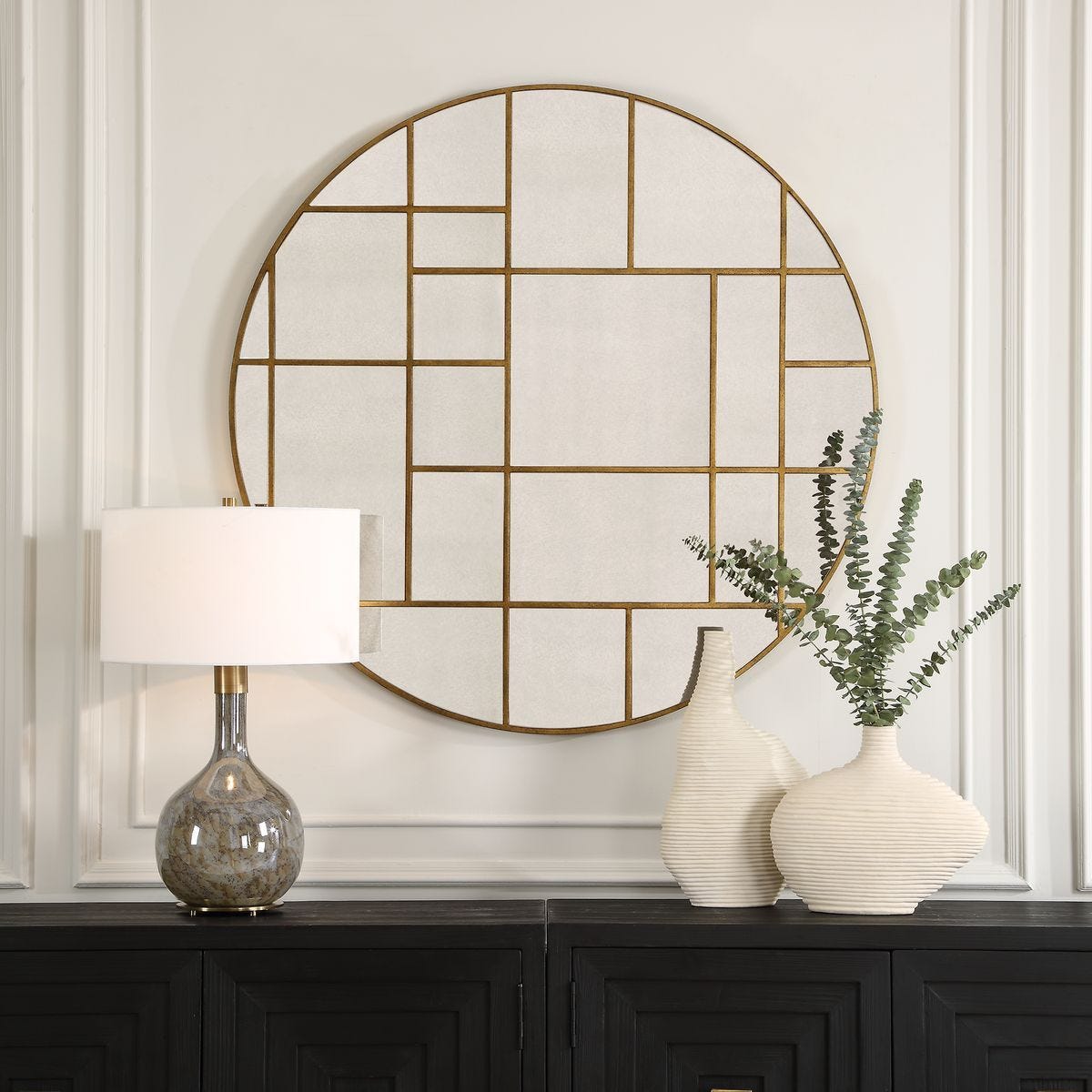 Geometric Round Mirror – Mirrors by Uttermost | Sutter & Vale