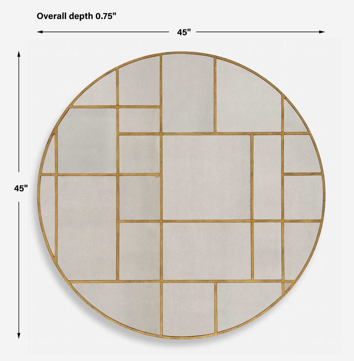 Geometric Round Mirror – Mirrors by Uttermost | Sutter & Vale