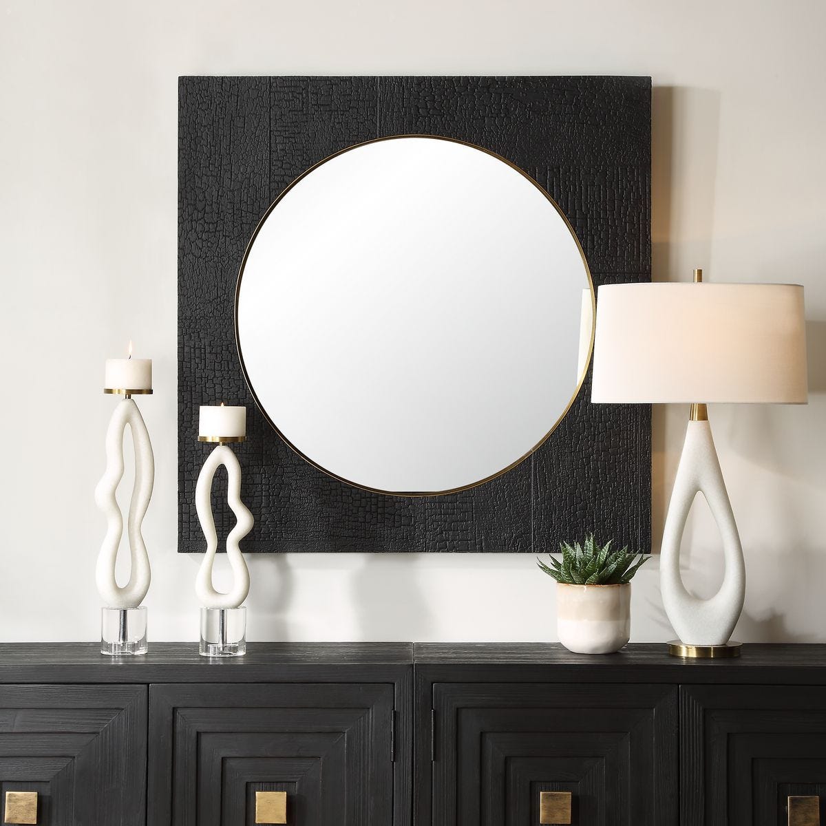 Ember Square Mirror – Mirrors by Uttermost | Sutter & Vale