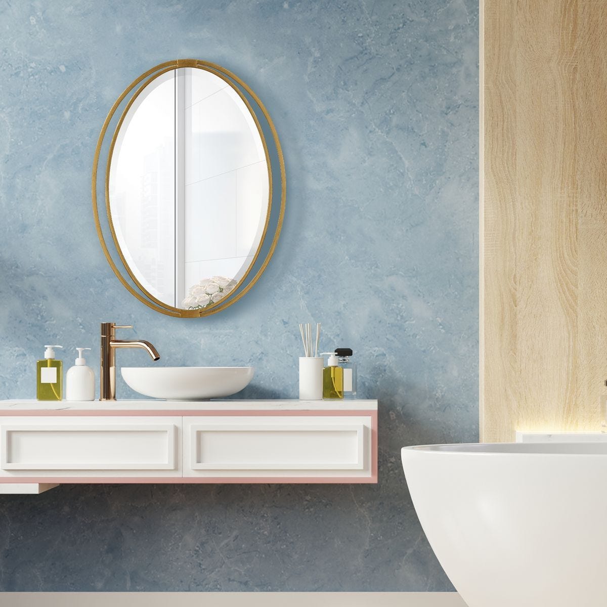 Rhodes Oval Mirror – Mirrors by Uttermost | Sutter & Vale