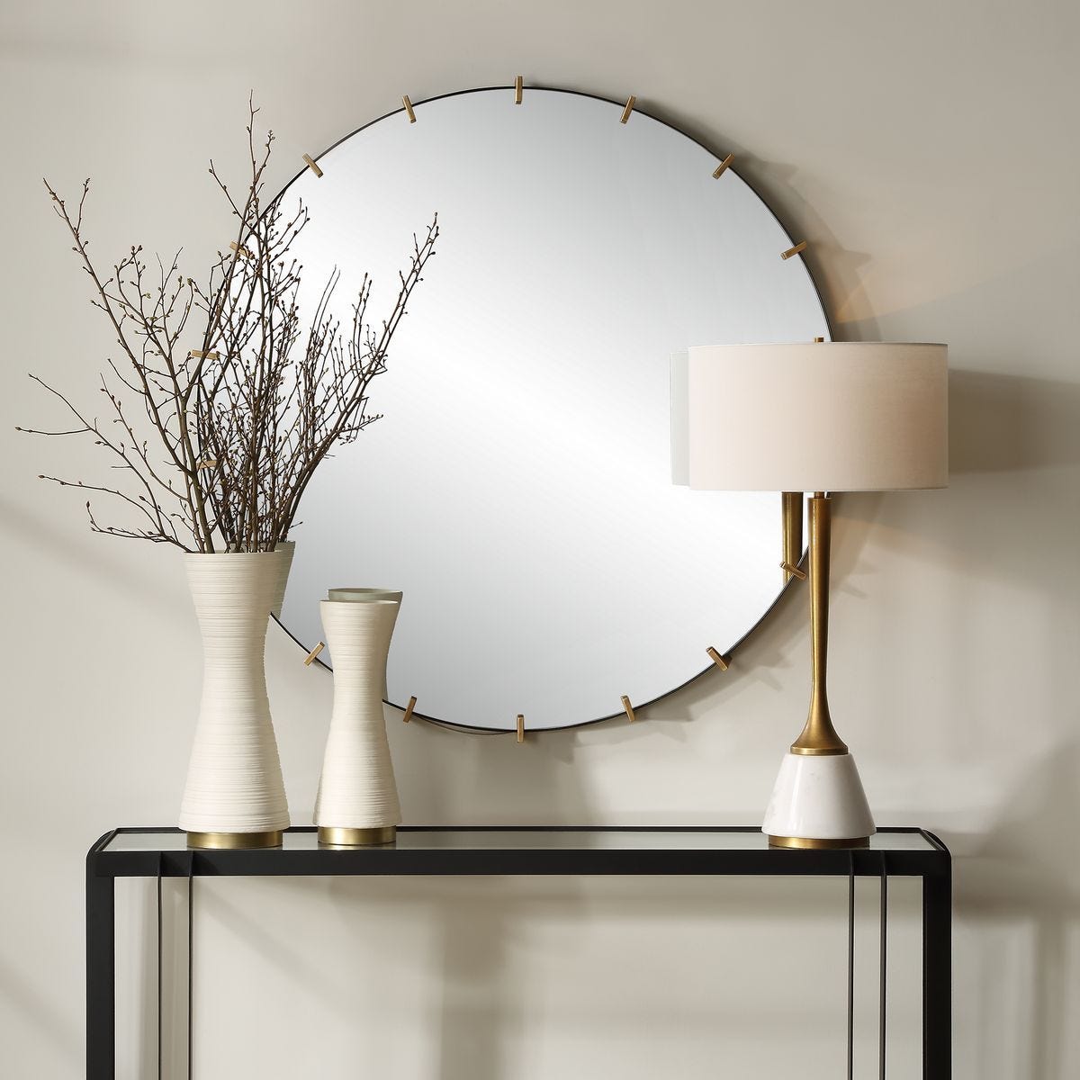 Pali Round Mirror – Mirrors by Uttermost | Sutter & Vale