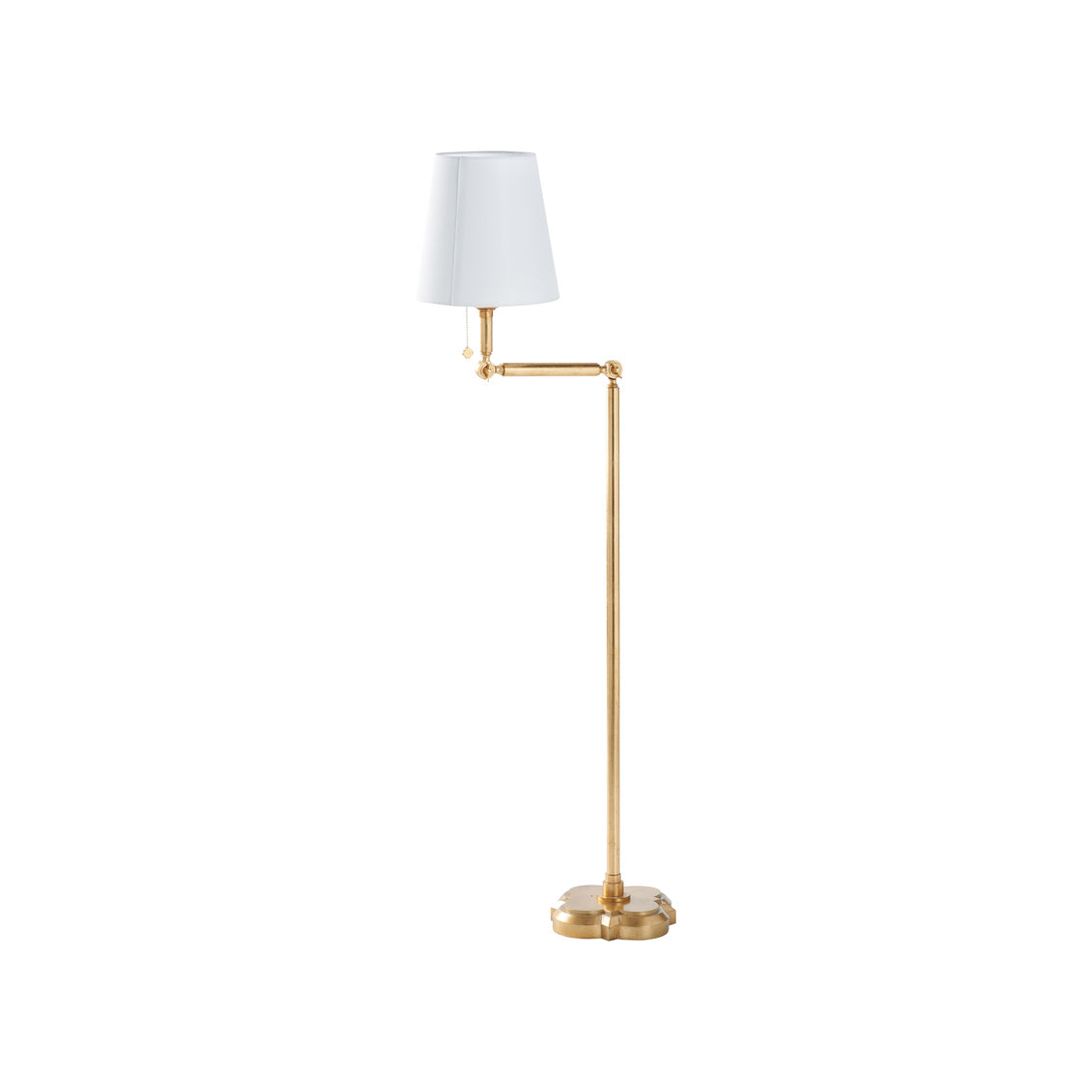 Quatrefoil Floor Lamp - Gold Leaf in Gold Leaf / Metal - Chelsea House