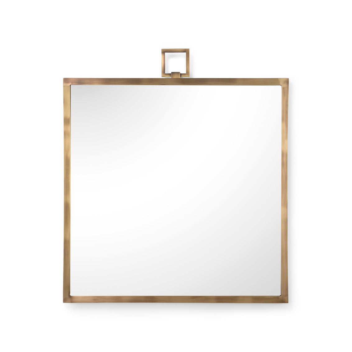 Square Mirror - Brass