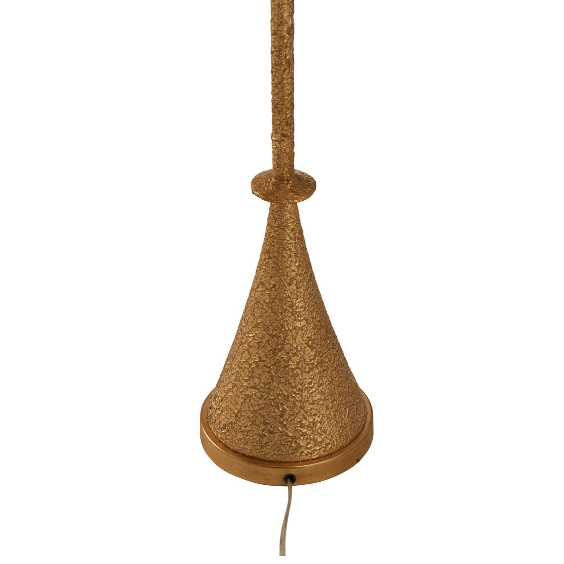 Gia Floor Lamp - Textured Gilt in 65 / Resin - Chelsea House