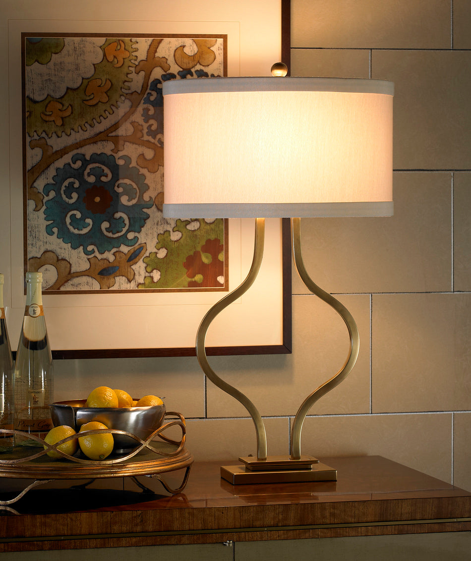 Brass Bow Lamp