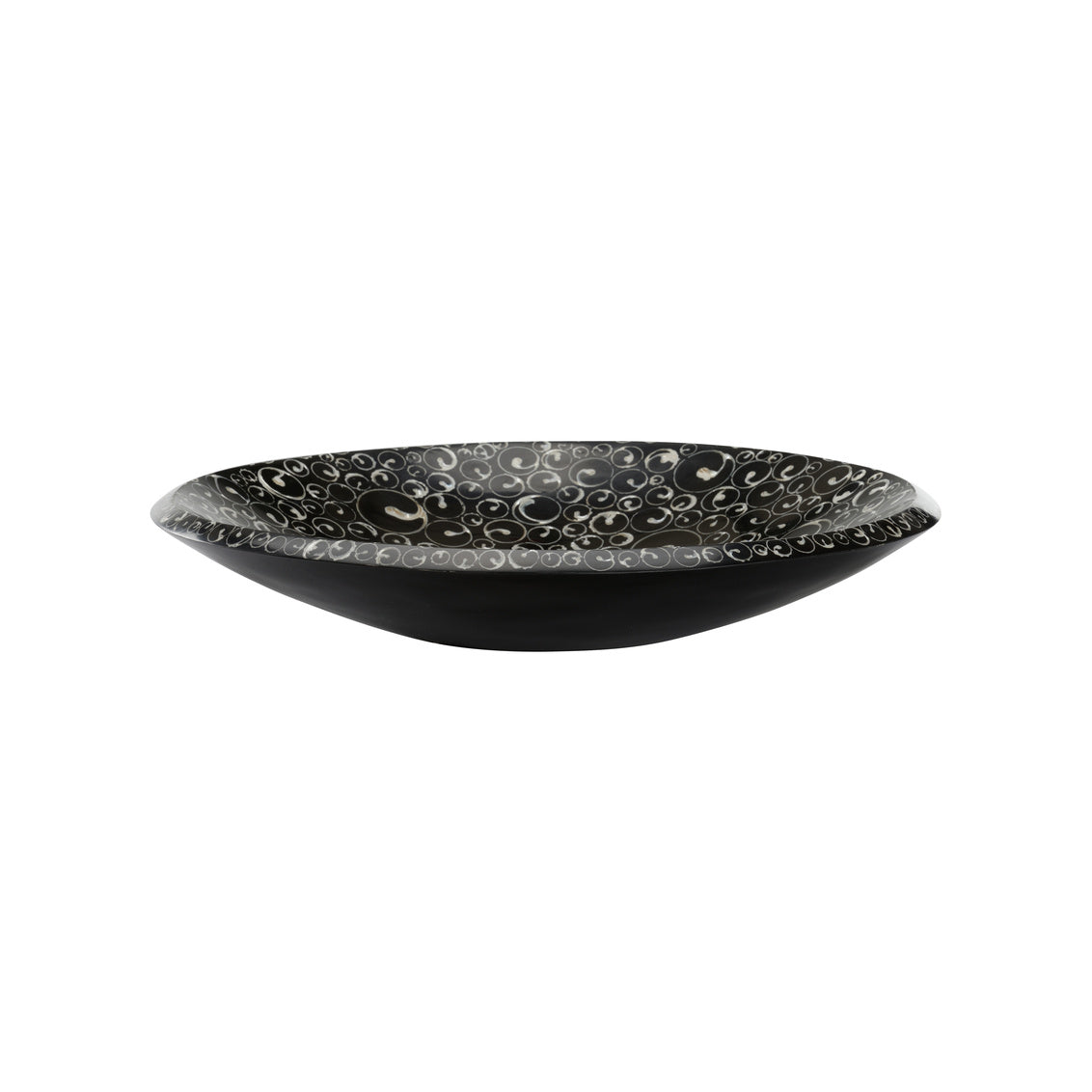 Crackled Platter in 5 / Resin - Chelsea House